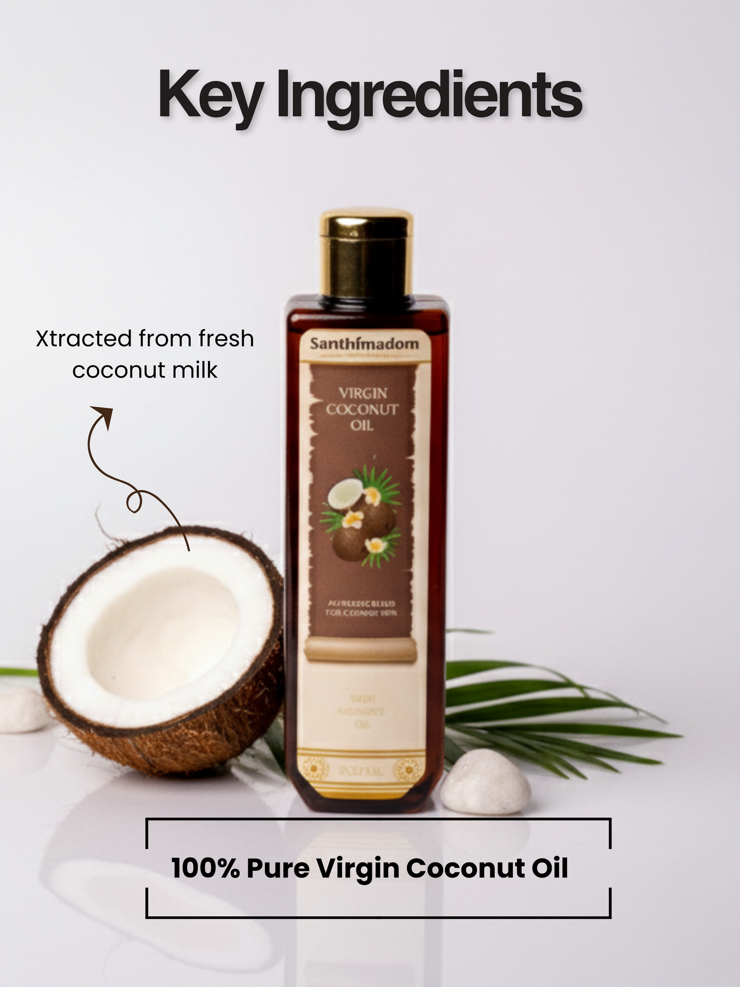 Virgin Coconut Oil for Moisturising Skin and Massaging