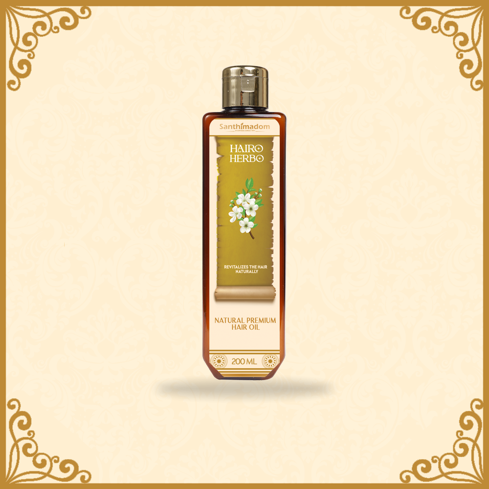 Hairo Herbo for Revitalizing Hair Naturally | Boosts Hair Growth Naturally | Hair Oil | Controls Hair Fall | Promotes Healthy Hair Growth | Mineral Oil Free | Makes Hair Strong | 200ml