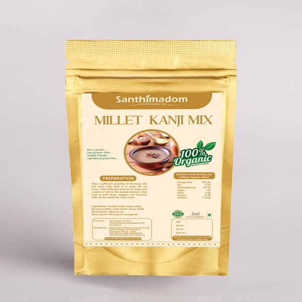 Millet Kanji Mix | HEALTH MIX | Millet And Multi Grains | All Natural Multigrain | Organic And Natural Product For 12 Year & Above Age |450gm