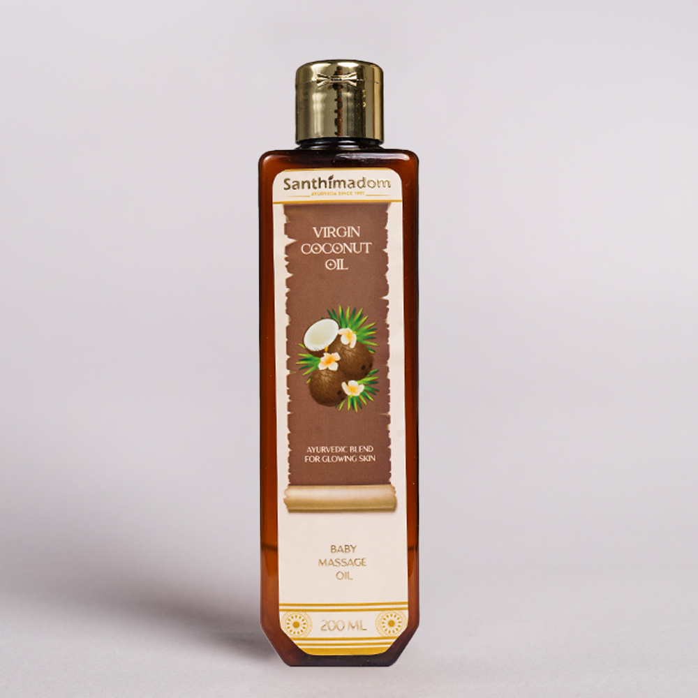 Virgin Coconut Oil for Moisturising Skin and Massaging | Advansed Baby Massage Oil for New Born| 100% Virgin Coconut Oil | Clinically Proven for Better Growth| Vitamin E & F| 200ml