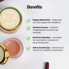 Ayurvedic lip balm with Manjishta for dry and cracked lips