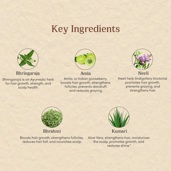 Natural herbal hair oil for stronger, healthier, and shinier hair