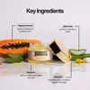 Key ingredients of Santhimadom Ayurveda Papaya Face Gel packaging