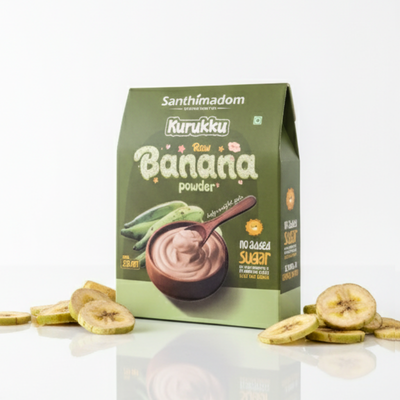 Banana Kurukku | 100% Natural | No preservatives | Gluten Free (Pack of 1, 250 g)