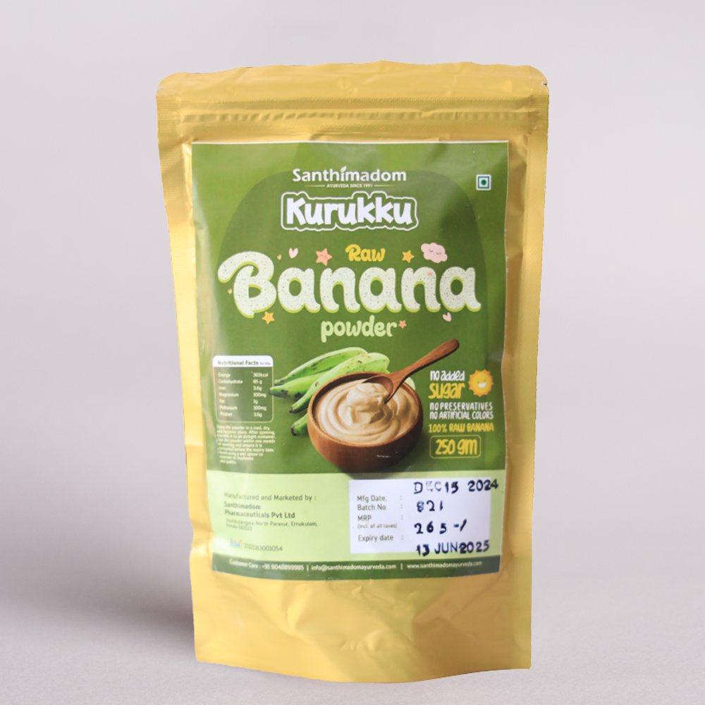 Banana Kurukku | 100% Natural | No preservatives | Gluten Free (Pack of 1, 250 g)