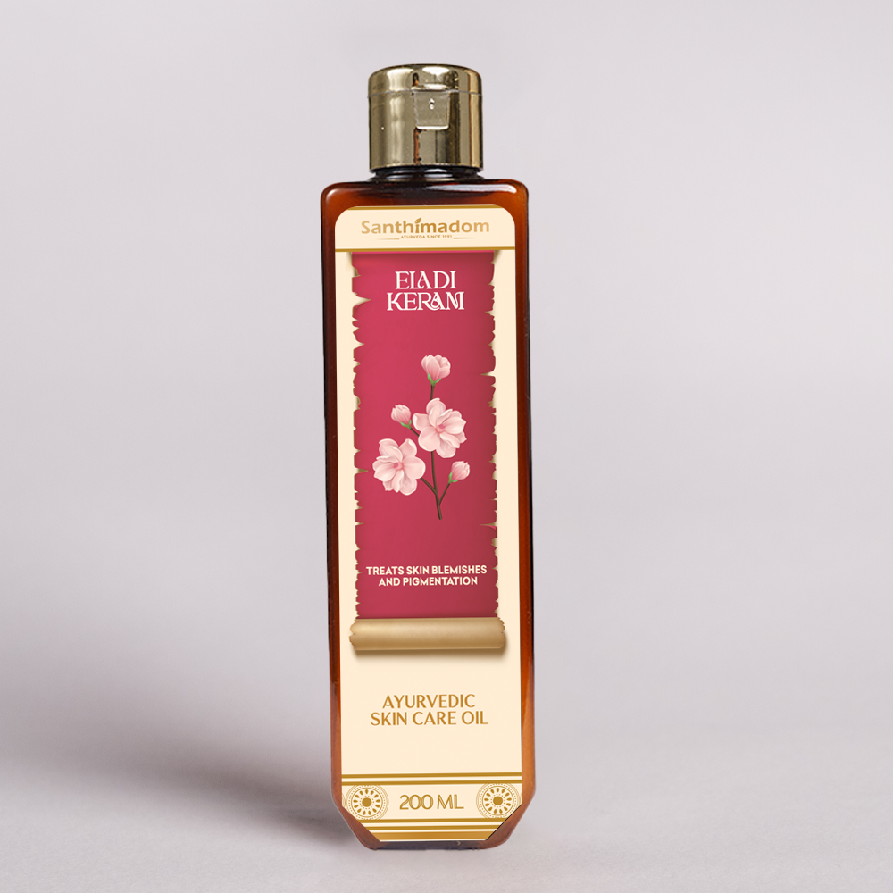 Eladi Keram for Skin Blemishes & Pigmentation | Soothes Skin Irritations | Deep Hydration & Nourishment | Brightens & Evens Skin Tone | 100% Natural & Ayurvedic | 200ml