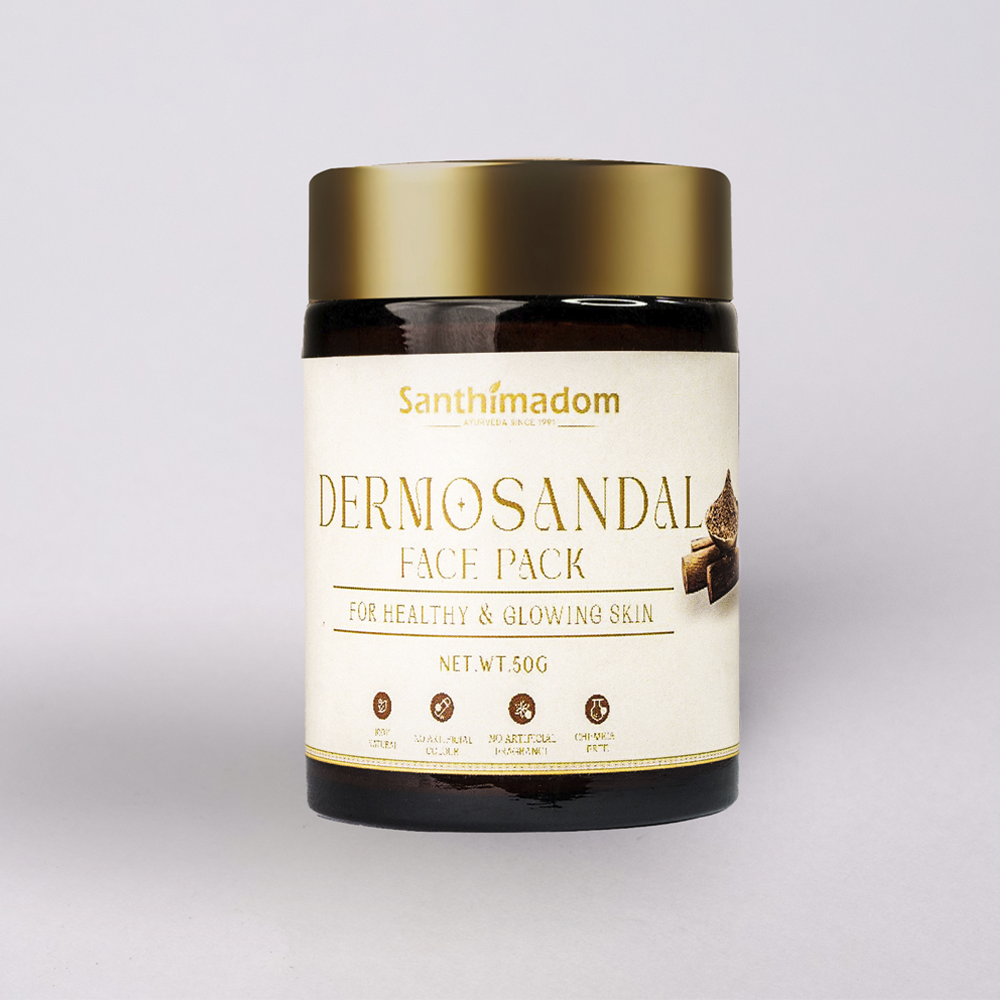 Dermosandal Face Pack | | Ayurvedic Face Pack For Tan Removal | Anti Tan Face Mask | Reduces Acne Scars | 50g