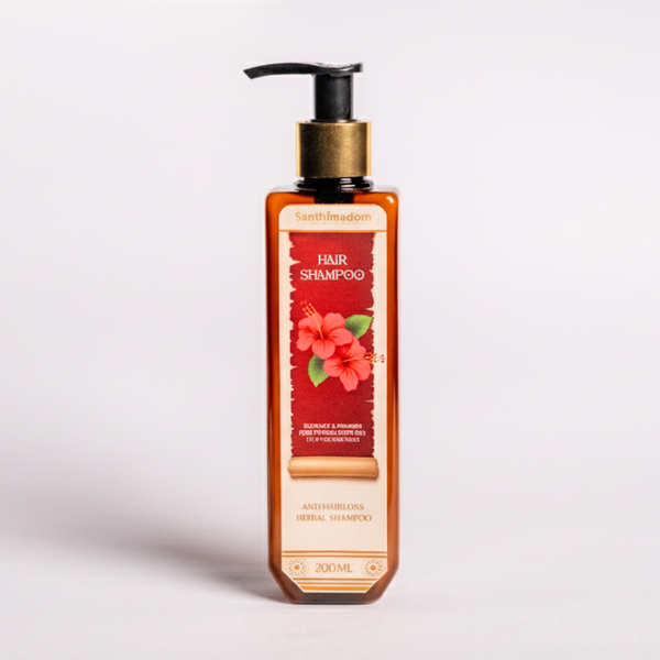 Santhimadom Ayurveda Anti Hair Loss Herbal Shampoo for hair fall control and healthy hair growth