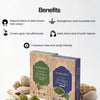 Chemical-free herbal hair dye for natural black hair colour and healthy shine