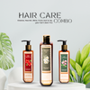 Front view of Santhimadom Ayurveda Hair Care Combo packaging