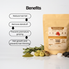 Herbal hair pack for reducing hair fall and promoting healthy hair growth