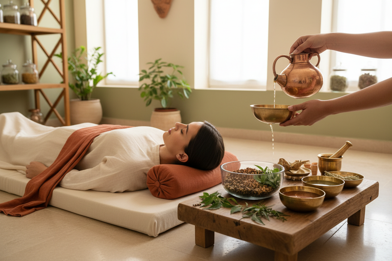 Kshalana (Ayurvedic eye wash)