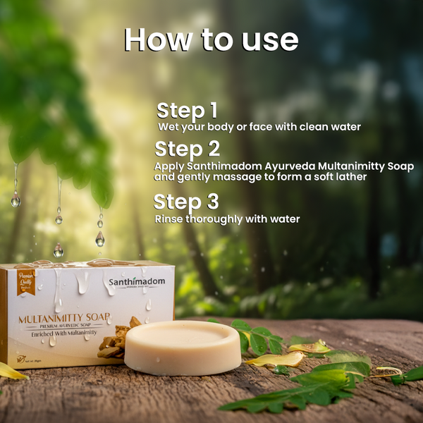 Natural Multani Mitti soap for clear, fresh, and healthy-looking skin
