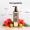 key ingredients of Santhimadom Ayurveda Hair Conditioner packaging