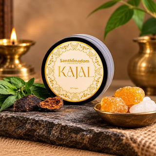 Santhimadom Ayurveda Organic Kajal made with Ayurvedic ingredients for sensitive eyes