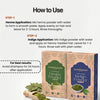 Plant-based herbal hair color for effective grey hair coverage and hair nourishment